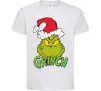 Детская футболка Грінч в шапці діда Мороза Белый Детская футболка Грінч в шапці діда Мороза Белый фото