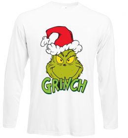 Лонгслив Грінч в шапці діда Мороза