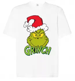 Футболка Оверсайз Олені Белый фото