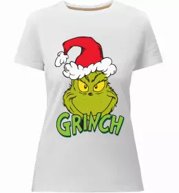 Женская премиум футболка FUN SANTA Белый фото Женская премиум футболка FUN SANTA Белый фото