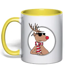 Чашка с цветной ручкой