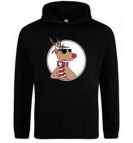 Чоловіча толстовка (худі) Олень в окулярах