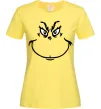 Жіноча футболка Грінч посміхається Лимонний фото