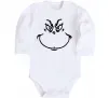 Детский боди Грінч посміхається Белый фото