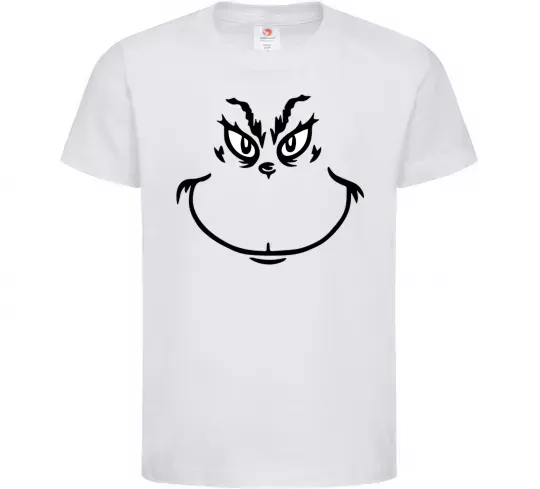 Детская футболка Грінч посміхається Белый фото