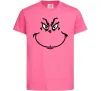 Детская футболка Грінч посміхається Ярко-розовый Детская футболка Грінч посміхається Ярко-розовый фото