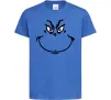 Детская футболка Грінч посміхається Ярко-синий Детская футболка Грінч посміхається Ярко-синий фото