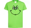 Детская футболка Грінч посміхається Лаймовый Детская футболка Грінч посміхається Лаймовый фото