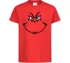 Детская футболка Грінч посміхається Красный Детская футболка Грінч посміхається Красный фото