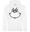 Женская толстовка (худи) Грінч посміхається Белый Женская толстовка (худи) Грінч посміхається Белый фото