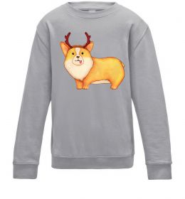 Детский Свитшот Коргі з ріжками Детский Свитшот Коргі з ріжками