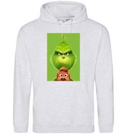 Женская толстовка (худи) Грінч та песик