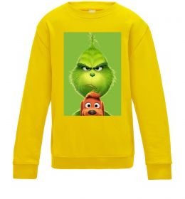 Детский Свитшот Грінч та песик Детский Свитшот Грінч та песик