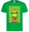 Чоловіча футболка Грінч та песик Зелений фото
