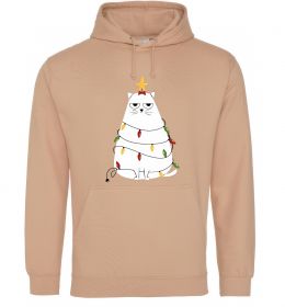 Жіноча толстовка (худі) Котик ялинка