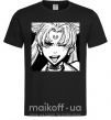 Чоловіча футболка Sailor moon black white Чорний фото