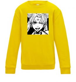 Детский Свитшот Sailor moon black white