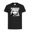 Дитяча футболка Sailor moon black white Чорний фото