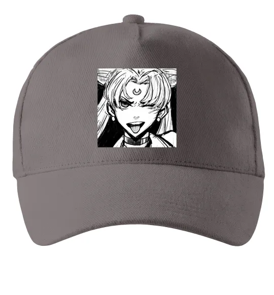 Кепка Sailor moon black white Сірий фото