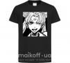 Детская футболка Sailor moon black white Черный фото