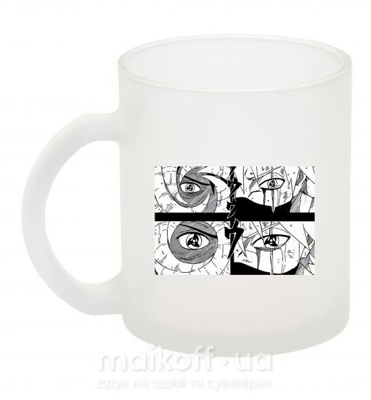 Чашка стеклянная Глаза аниме Фроузен фото