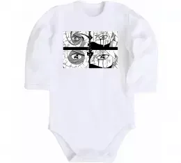 Детский боди Очі аніме Белый фото