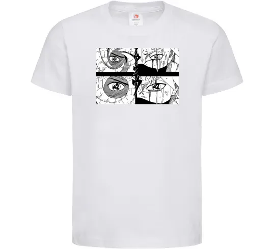 Детская футболка Очі аніме Белый фото