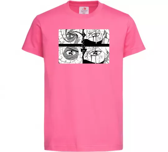 Детская футболка Очі аніме Ярко-розовый фото