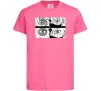 Детская футболка Очі аніме Ярко-розовый фото