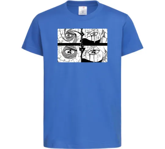Детская футболка Очі аніме Ярко-синий фото