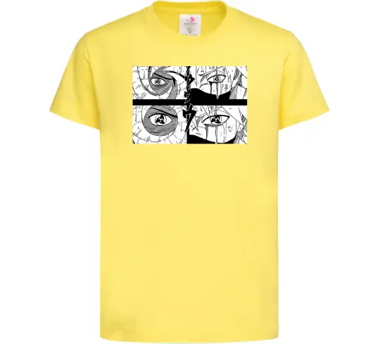 Детская футболка Очі аніме Лимонный фото