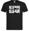 Мужская футболка Очі аніме Черный фото
