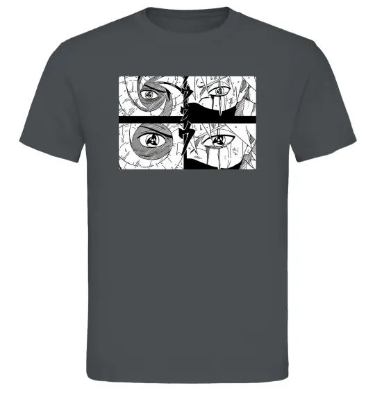 Мужская футболка Очі аніме Графит фото