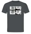 Мужская футболка Очі аніме Графит фото