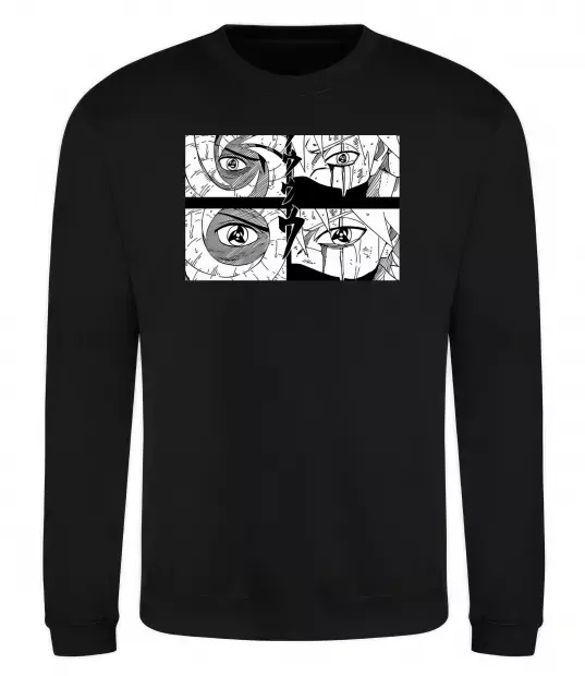 Свитшот Очі аніме Черный фото