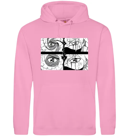 Мужская толстовка (худи) Очі аніме Розовый фото