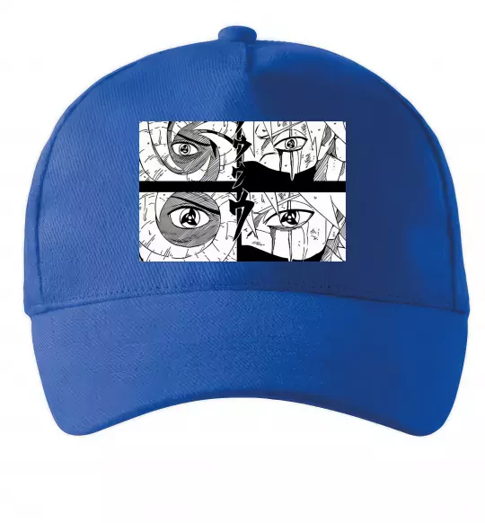 Кепка Очі аніме Ярко-синий фото
