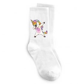 Шкарпетки Dabbing unicorn with star Шкарпетки Dabbing unicorn with star