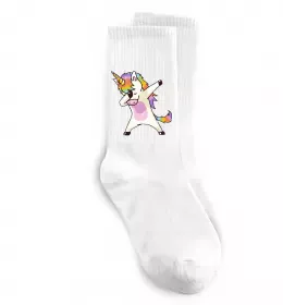 Носки Cute unicorn Белый фото