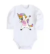 Детский боди Dabbing unicorn with star Белый Детский боди Dabbing unicorn with star Белый фото