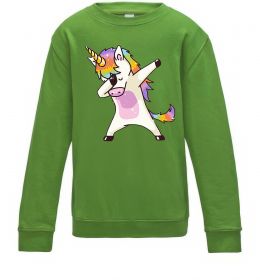 Детский Свитшот Dabbing unicorn with star Детский Свитшот Dabbing unicorn with star