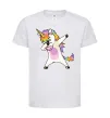 Дитяча футболка Dabbing unicorn with star Білий фото