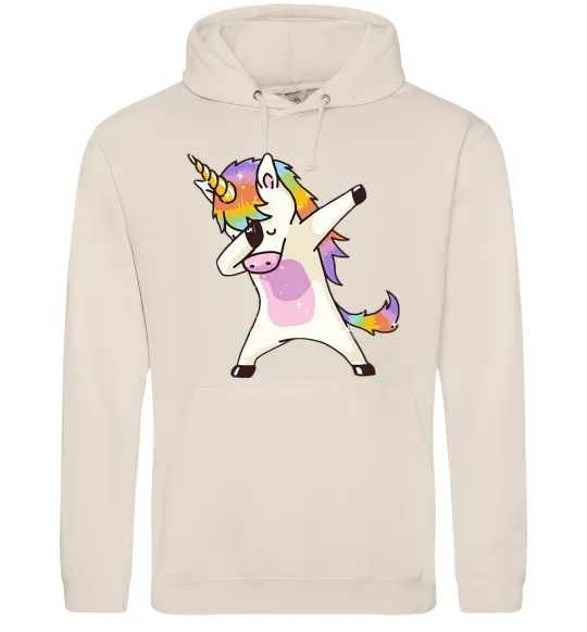 Мужская толстовка (худи) Dabbing unicorn with star Таш фото