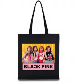 Эко-сумка Black Pink Черный фото