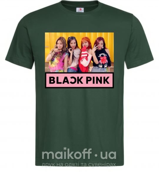 Чоловіча футболка Black Pink Темно-зелений фото