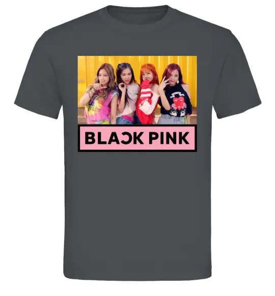Мужская футболка Black Pink Графит фото