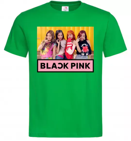 Мужская футболка Black Pink Зеленый фото