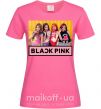 Жіноча футболка Black Pink Яскраво-рожевий фото