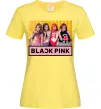 Женская футболка Black Pink Лимонный фото