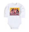 Детский боди Black Pink Белый фото